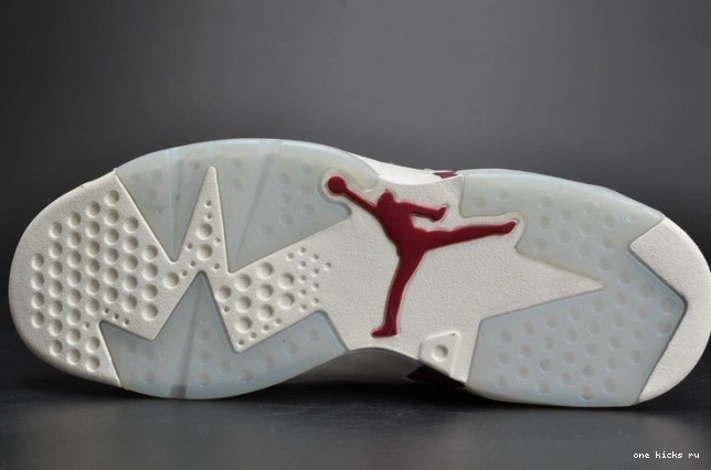Rep Onekick Jordan Retro Maroon white 384664-116 6 Air 0813